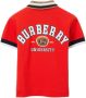 Burberry Kids Poloshirt met logo Rood - Thumbnail 2