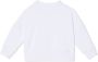 Burberry Kids Sweater met geborduurd logo Wit - Thumbnail 2
