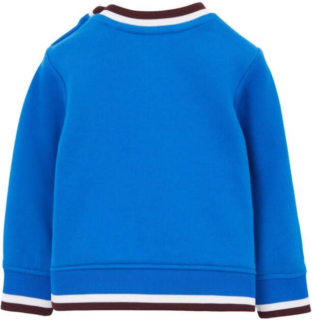 Burberry Kids Sweater met logoprint Blauw