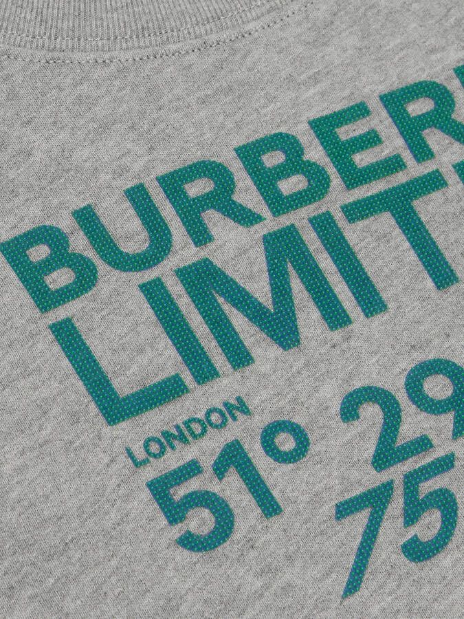 Burberry Kids Sweater met print Grijs