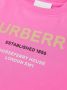 Burberry Kids T-shirt met Horseferry-print Roze - Thumbnail 3
