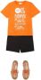 Burberry Kids T-shirt met print Oranje - Thumbnail 2