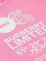 Burberry Kids T-shirt met print Roze - Thumbnail 4