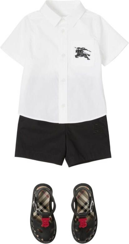 Burberry Kids T-shirt met print Wit