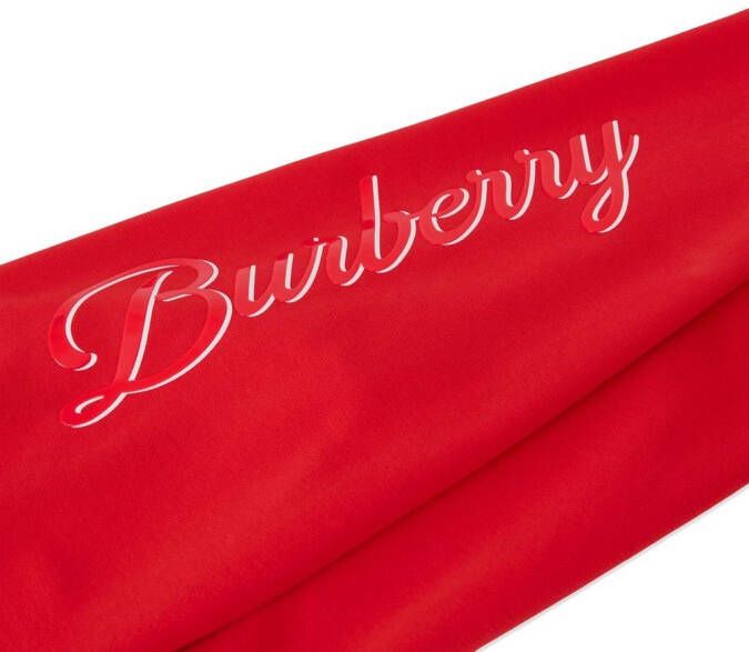 Burberry Kids Trainingsbroek met logoprint Rood