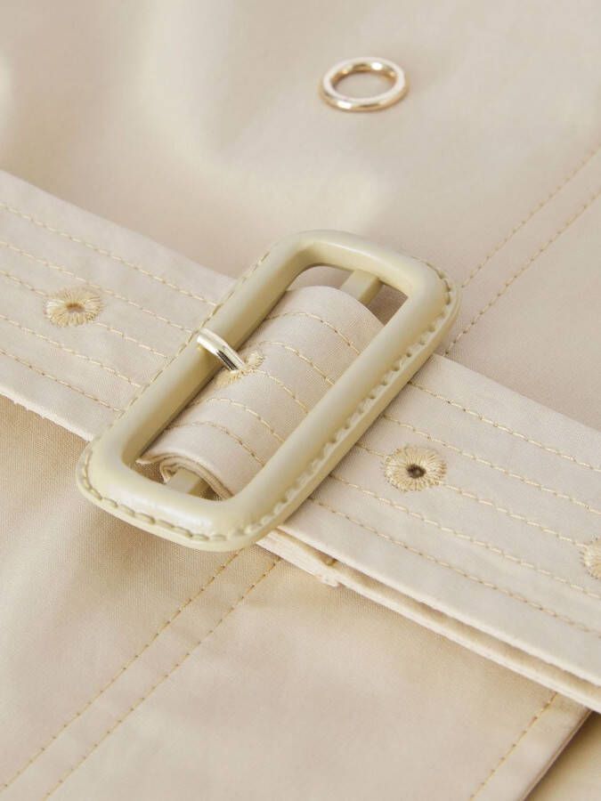 Burberry Kids Trenchcoat met flared mouwen Beige