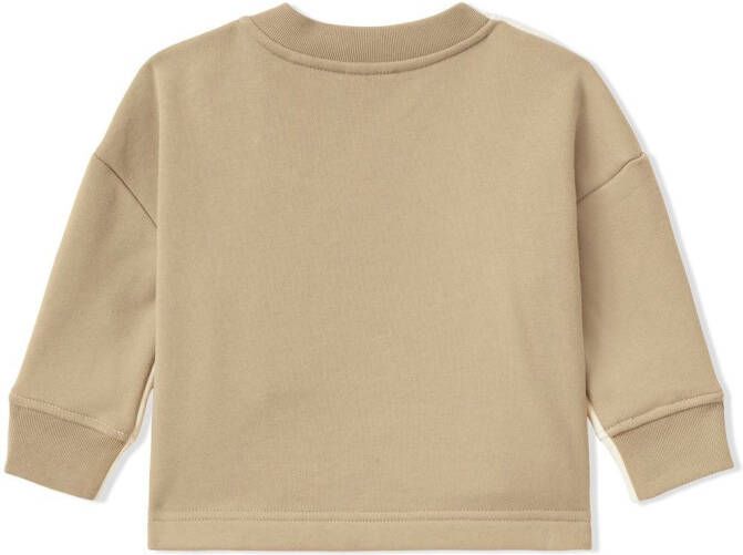 Burberry Kids Tweekleurige sweater Beige