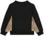 Burberry Kids Sweater met Vintage Check Zwart - Thumbnail 2