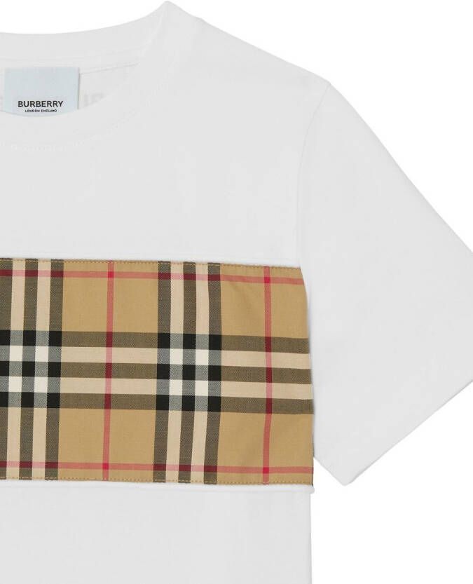 Burberry Kids Vintage Check T-shirt Wit