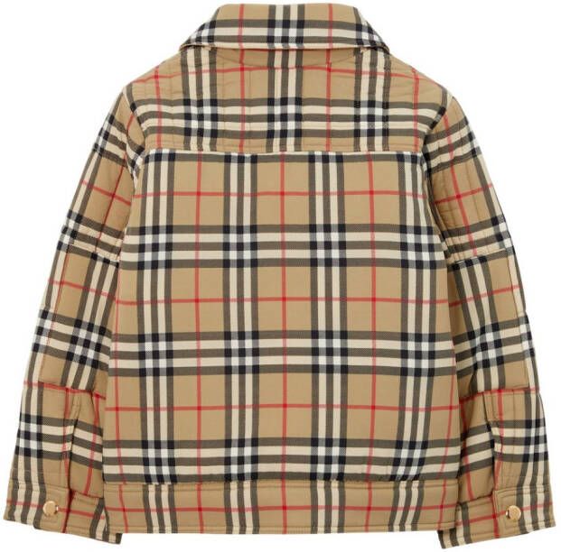 Burberry Kids Vintage Check jack Beige