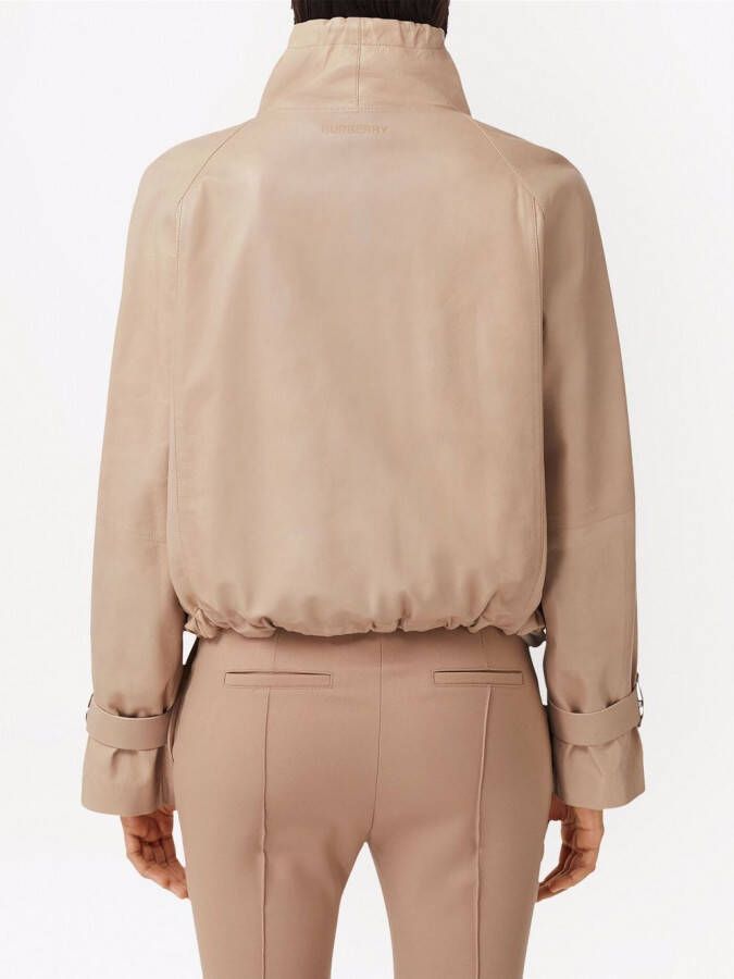Burberry Leren jack Beige