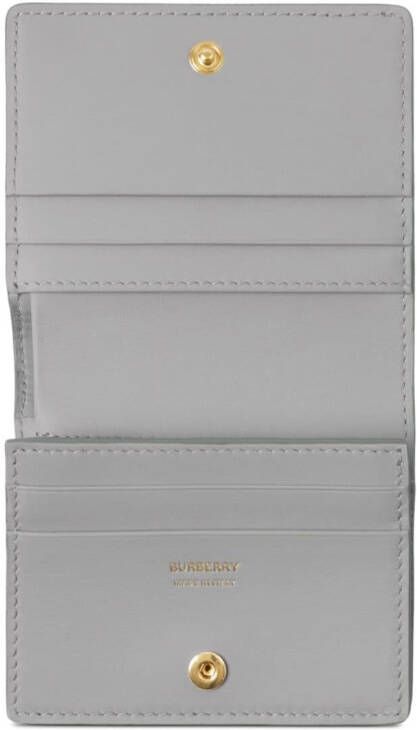 Burberry Leren portemonnee Grijs