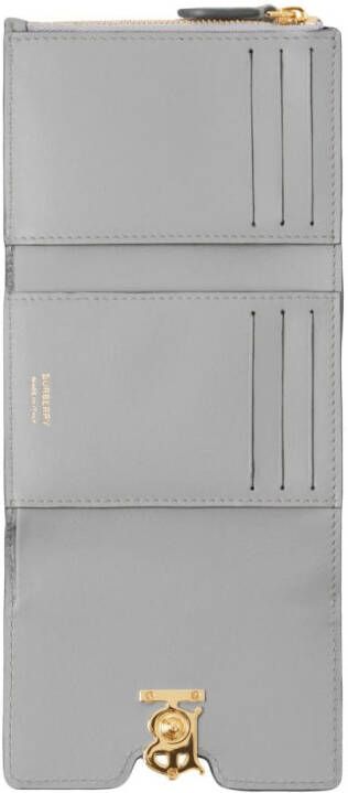 Burberry Leren portemonnee Zilver