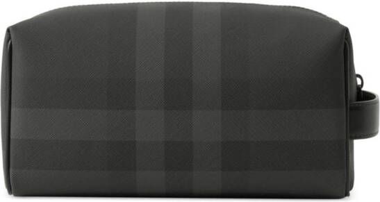 Burberry Leren reistas Grijs
