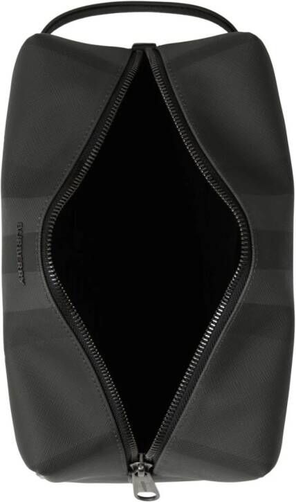 Burberry Leren reistas Grijs