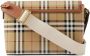 Burberry Note Check crossbodytas Bruin - Thumbnail 3