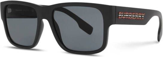 Burberry Eyewear Zonnebril met vierkant montuur Zwart