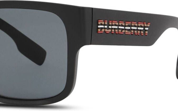 Burberry Eyewear Zonnebril met vierkant montuur Zwart