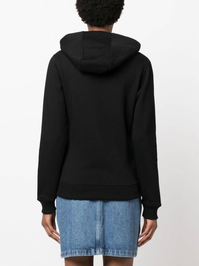 Burberry Hoodie met logopatch Zwart