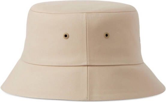 Burberry Vissershoed met logoprint Beige