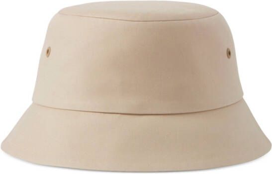 Burberry Vissershoed met logoprint Beige