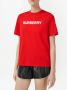 Burberry T-shirt met logoprint Rood - Thumbnail 3