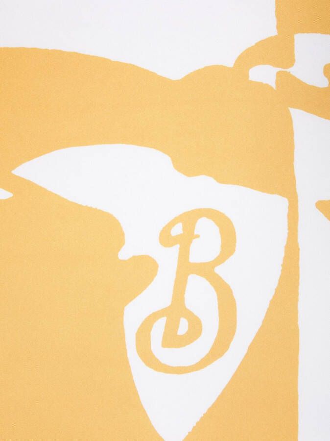 Burberry Sjaal met logoprint Geel
