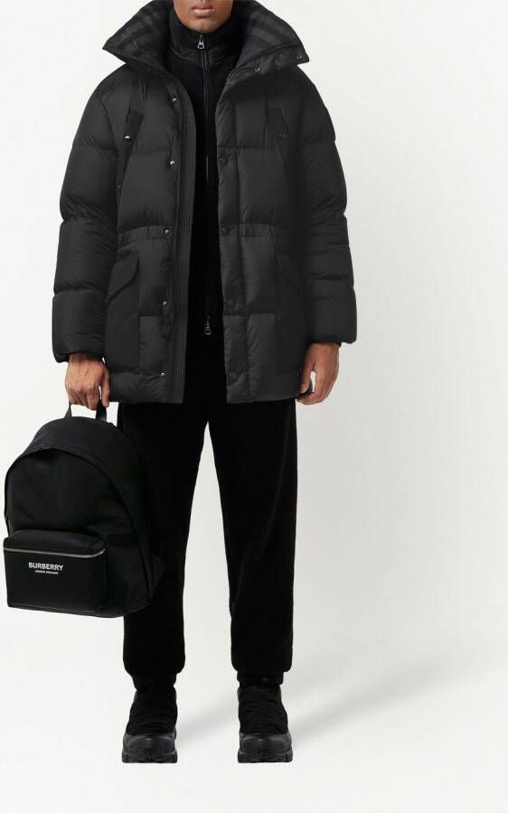 Burberry Rugzak met logoprint Zwart