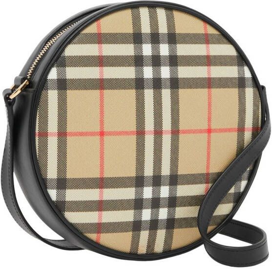 Burberry Louise Vintage Check ronde tas Beige