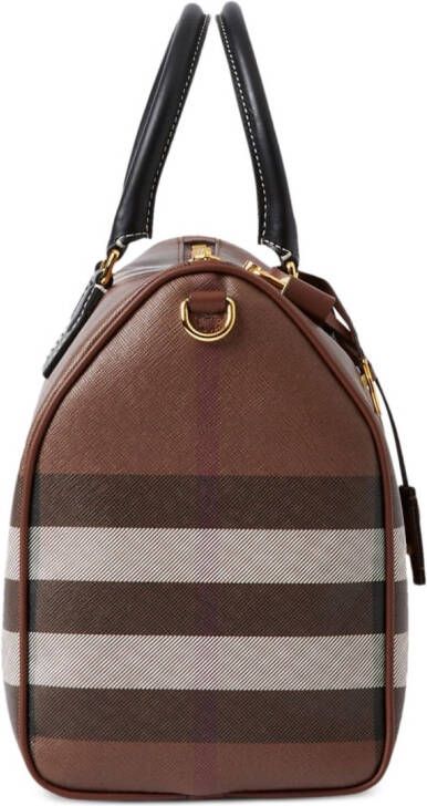 Burberry Leren bowlingtas Bruin