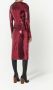 Burberry Midi-jurk met gesmockt detail Rood - Thumbnail 4