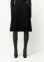 Burberry Midi-rok met ceintuur Zwart - Thumbnail 4