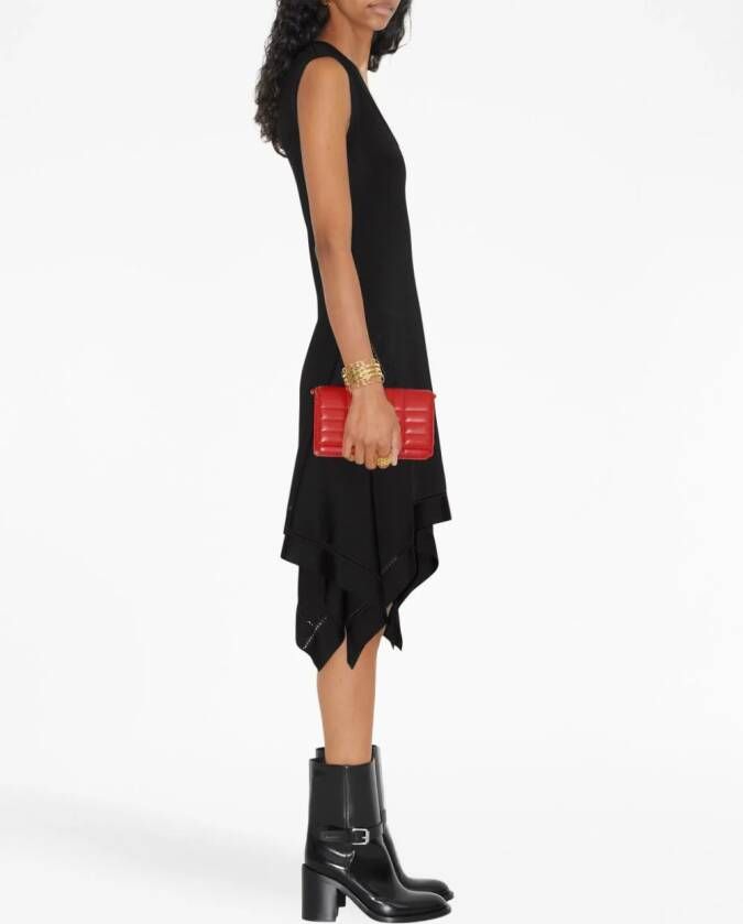 Burberry Mini-jurk met gedrapeerde afwerking Zwart