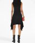 Burberry Mini-jurk met gedrapeerde afwerking Zwart - Thumbnail 4