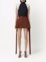 Burberry Mini-rok met zijvlakken Bruin - Thumbnail 2