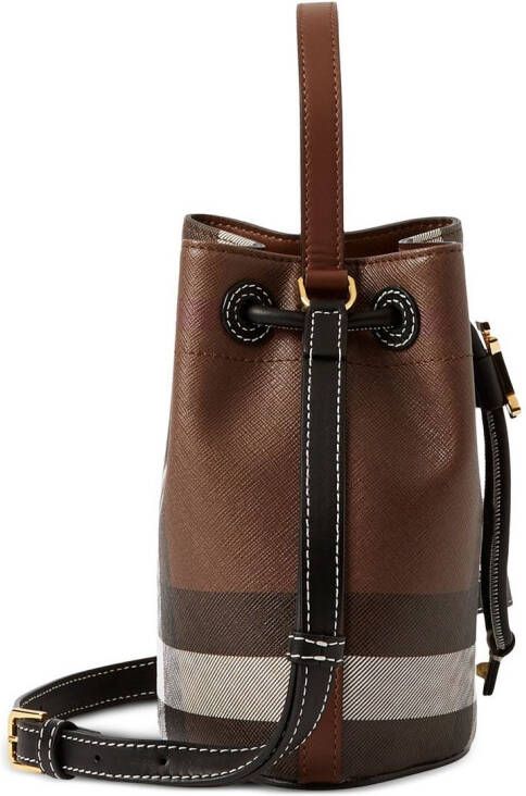 Burberry Kleine bucket-tas Bruin