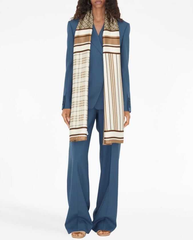 Burberry Sjaal met print Beige