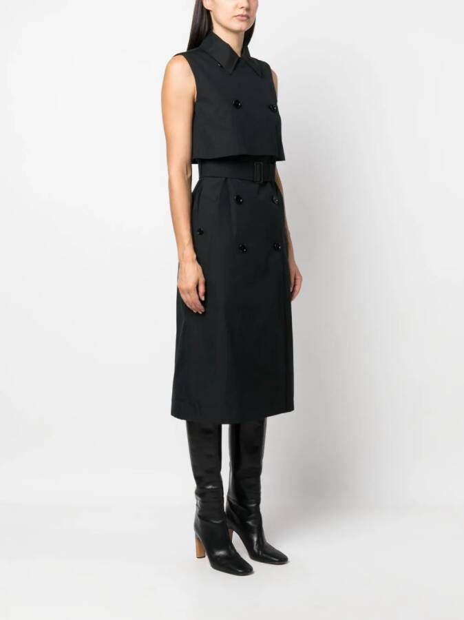 Burberry Mouwloze jurk Zwart