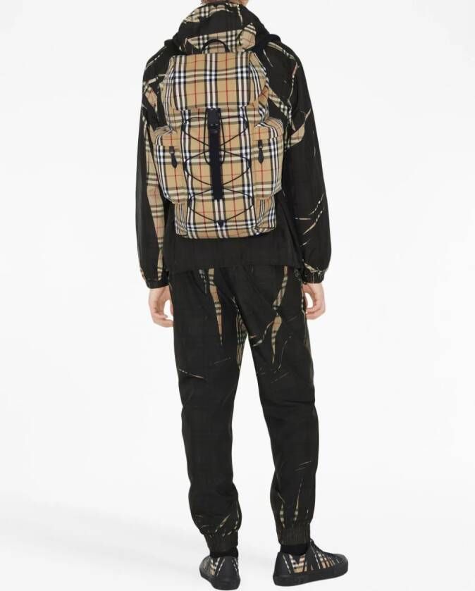 Burberry Murray Archive geruite rugzak Beige