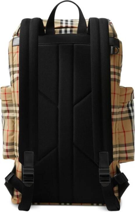 Burberry Murray Archive geruite rugzak Beige