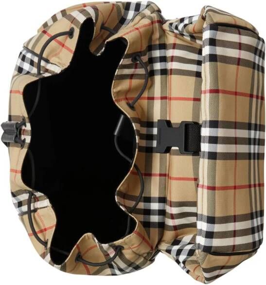 Burberry Murray Archive geruite rugzak Beige