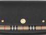 Burberry Note schoudertas met Vintage check Zwart - Thumbnail 4