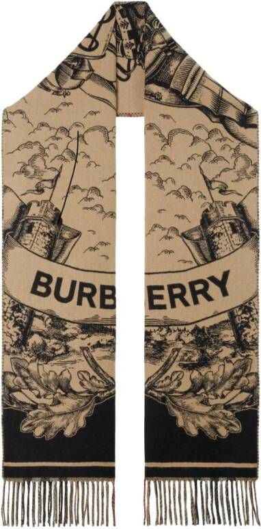 Burberry Omkeerbare sjaal Beige