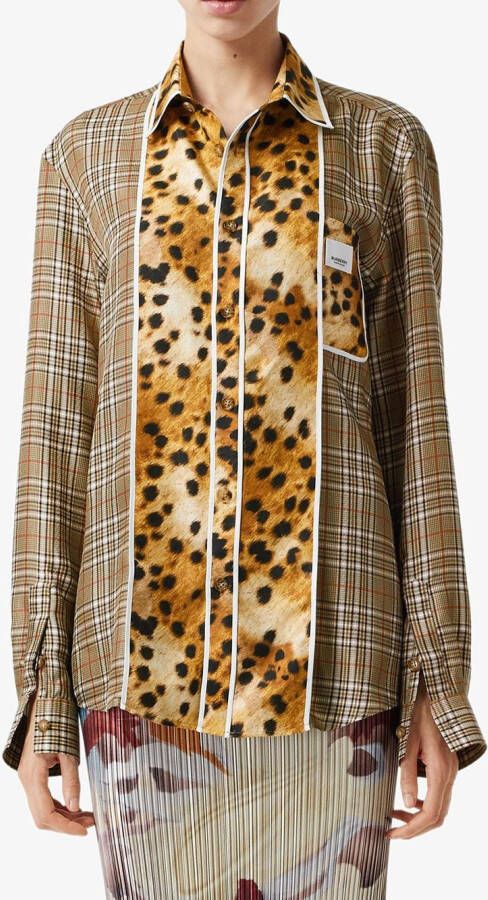 Burberry Oversized blouse Beige