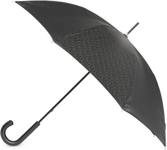 Burberry Paraplu met monogramprint Zwart