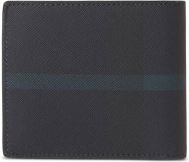 Burberry Portemonnee met logo Blauw
