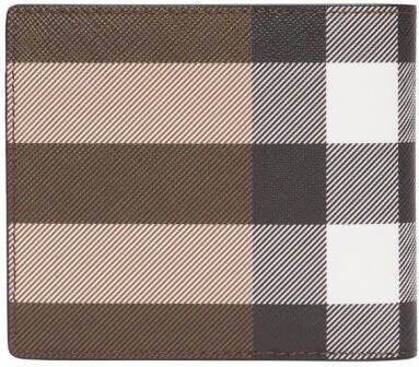 Burberry Portemonnee met logo Bruin