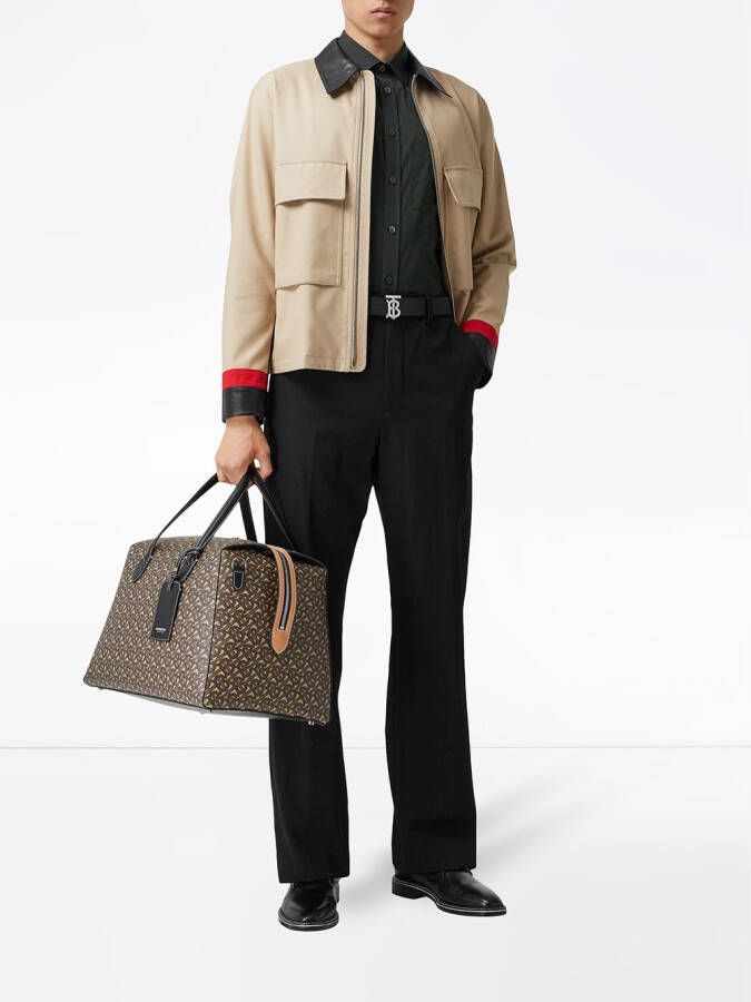 Burberry Reistas met monogramprint Bruin