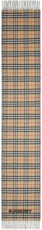 Burberry Geruite sjaal Bruin