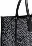 Burberry Shopper met monogramprint Zwart - Thumbnail 4